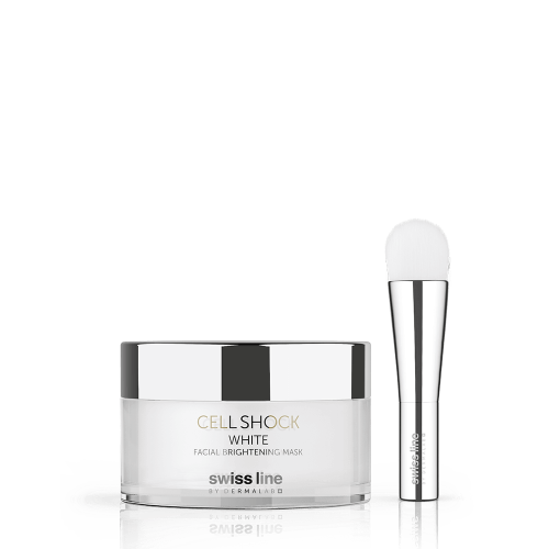 Swissline Cell Shock White Facial Brightening Mask -  Mặt Nạ Trắng Sáng Da Hỗ Trợ Cải Thiện Nám & Đốm Nâu 50ml
