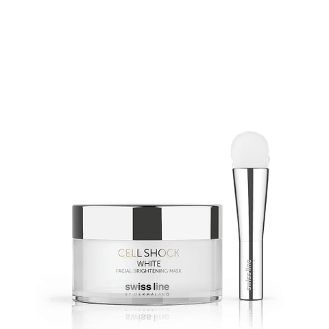 Swissline Cell Shock White Facial Brightening Mask -  Mặt Nạ Trắng Sáng Da Hỗ Trợ Cải Thiện Nám & Đốm Nâu 50ml