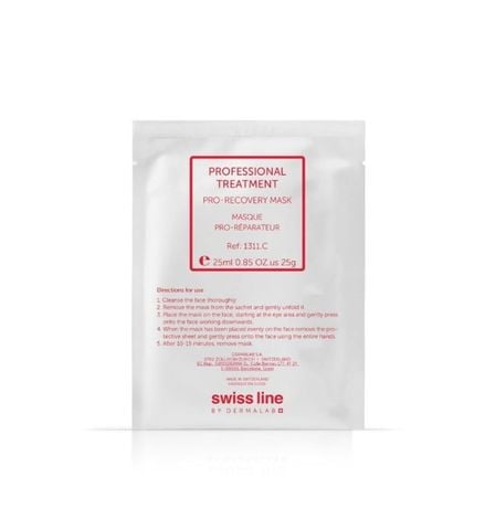 Swissline Professional Treatment Pro-Recovery Mask -  Mặt Nạ Phục Hồi, Cấp Ẩm Chuyên Sâu, Kháng Viêm, Giảm Đỏ, Tái Thiết Lập Hàng Rào Bảo Vệ Da