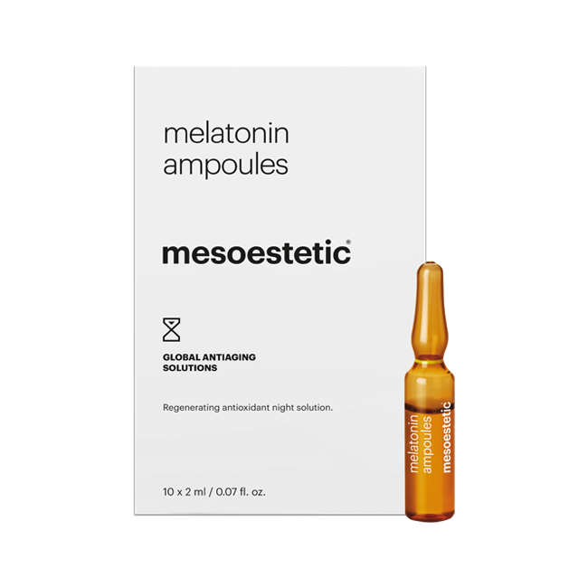 Mesoestetic Melatonin Ampoules Tinh Chất Phục Hồi Da, Chống Oxy Hoá, Hỗ Trợ Tái Tạo Tế Bào 10x2ml