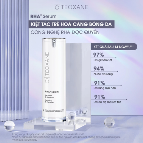 Serum Cấp Ẩm Teoxane RHA Serum Cấp Ẩm Chuyên Sâu, Căng Bóng & Đàn Hồi Da