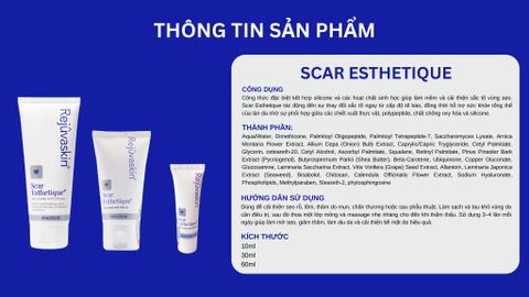 Rejuvaskin Scar Esthetique Kem Làm Mờ Sẹo Thâm, Làm Đầy Sẹo Rỗ/Lõm 60ml