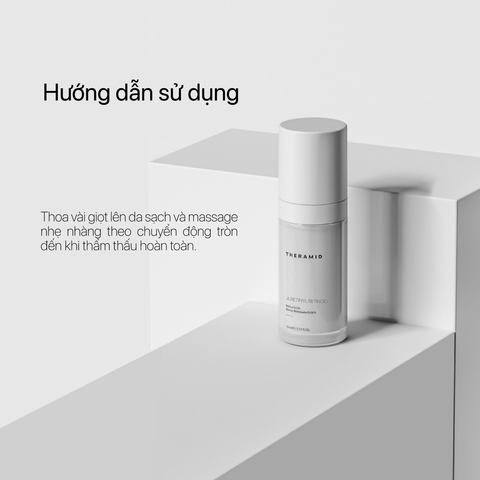 Theramid A Retinyl Retinoate - Tinh Chất Vitamin A, Tái Tạo Da Nhẹ Nhàng & Ổn Định 30ml