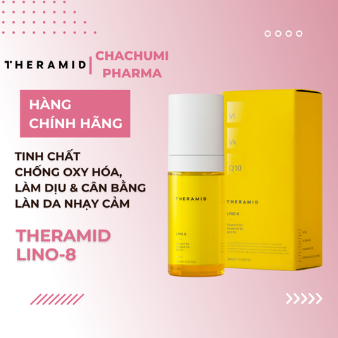 Theramid Lino-8 - Tinh Chất Chống Oxy Hóa, Làm Dịu & Cân Bằng Làn Da Nhạy Cảm 30ml