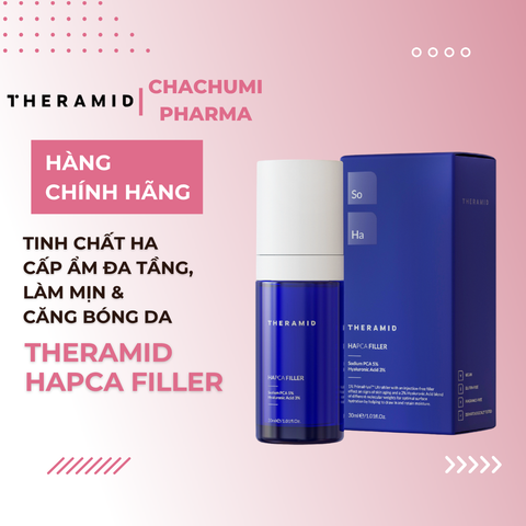 Theramid Hapca Filler -  Tinh Chất HA Cấp Ẩm Đa Tầng, Làm Mịn & Căng Bóng Da 30ml