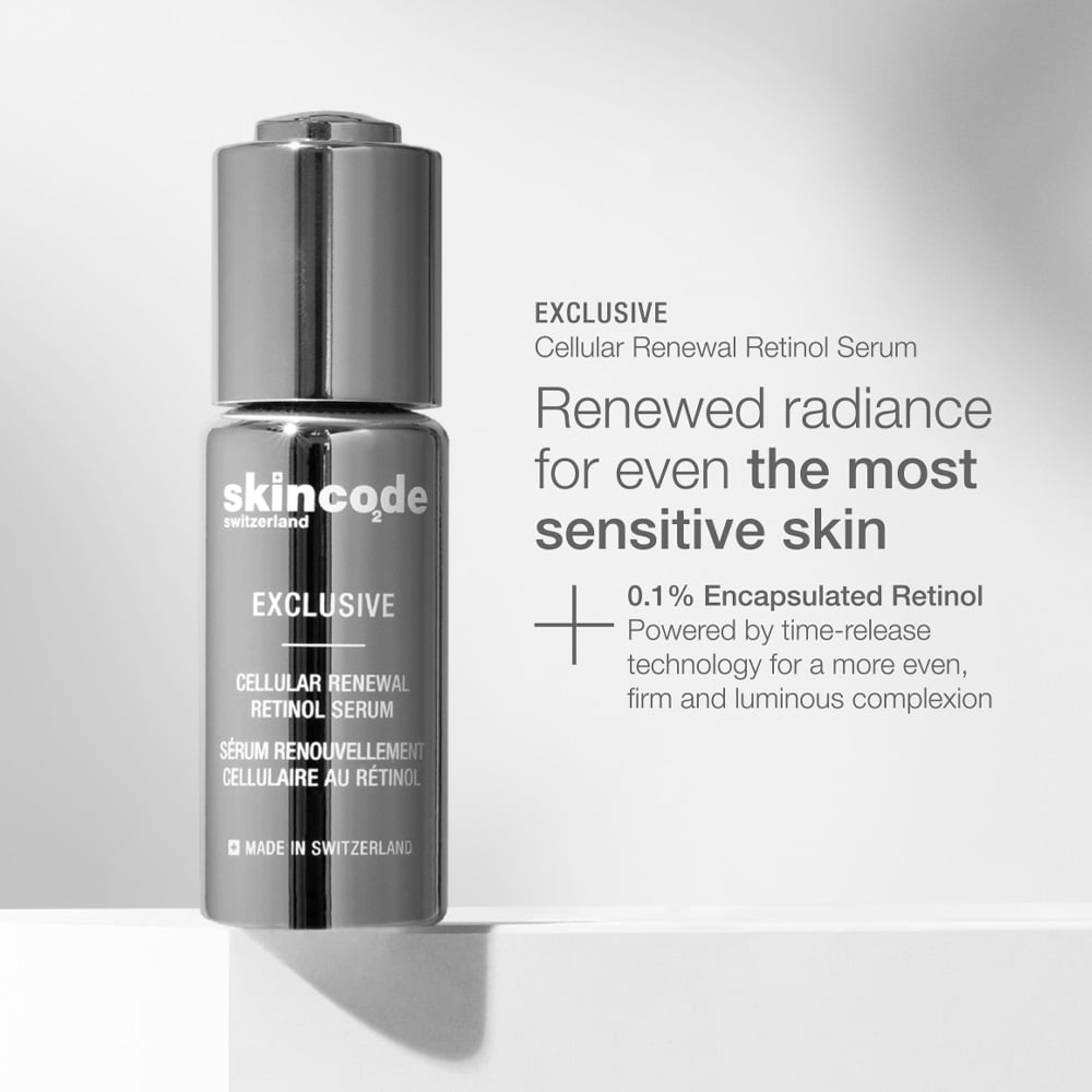 Skincode Exclusive Cellular Renewal Retinol Serum Huyết thanh Retinol trẻ hóa, tái tạo làn da hoàn mỹ
