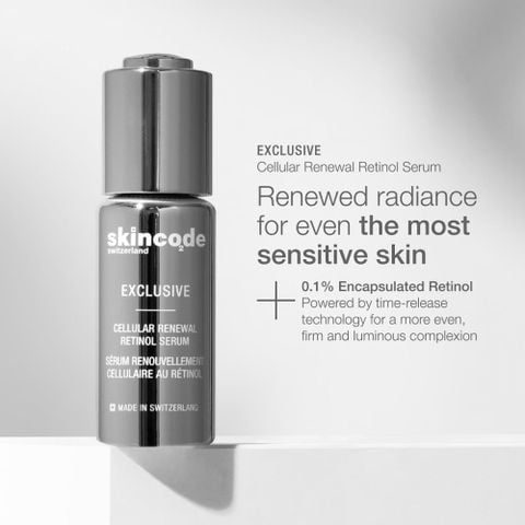 Skincode Exclusive Cellular Renewal Retinol Serum Huyết thanh Retinol trẻ hóa, tái tạo làn da hoàn mỹ