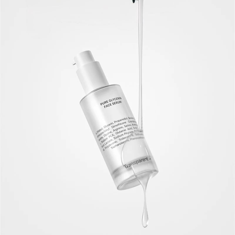 Transparent Pure Glycerin Face Serum – Serum Cấp Ẩm Sâu, Phục Hồi Da Khô Thiếu Nước 50ml