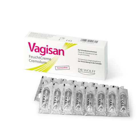 [Hộp 16 viên] Vagisan FeuchtCreme Cremolum - Viên Đặt Giúp Dưỡng Ẩm, Làm Dịu Tức Thì, Giảm Cảm Giác Khô Hạn