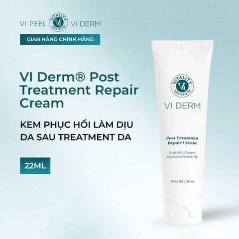 VI Derm Post Treatment Repair Cream 22ml Viderm – Kem Dưỡng Phục Hồi, Làm Dịu Da Sau Treatment Và Xâm Lấn