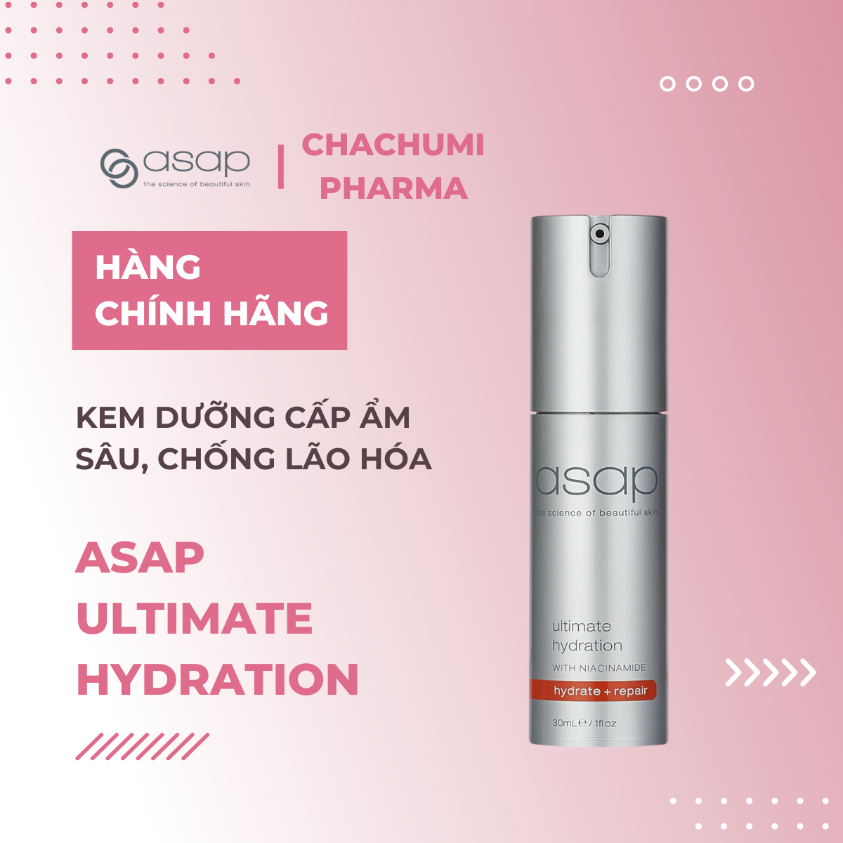 Kem Dưỡng Ẩm Asap Hydrating Night Repair - Ultimate Hydration - Soothing Gel