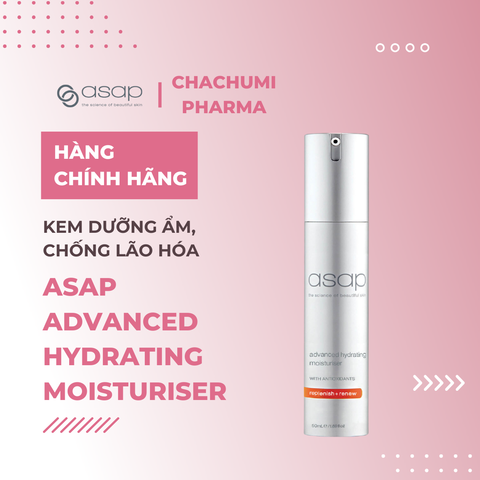 Asap Advanced Hydrating Moisturiser – Kem dưỡng ẩm chống lão hóa