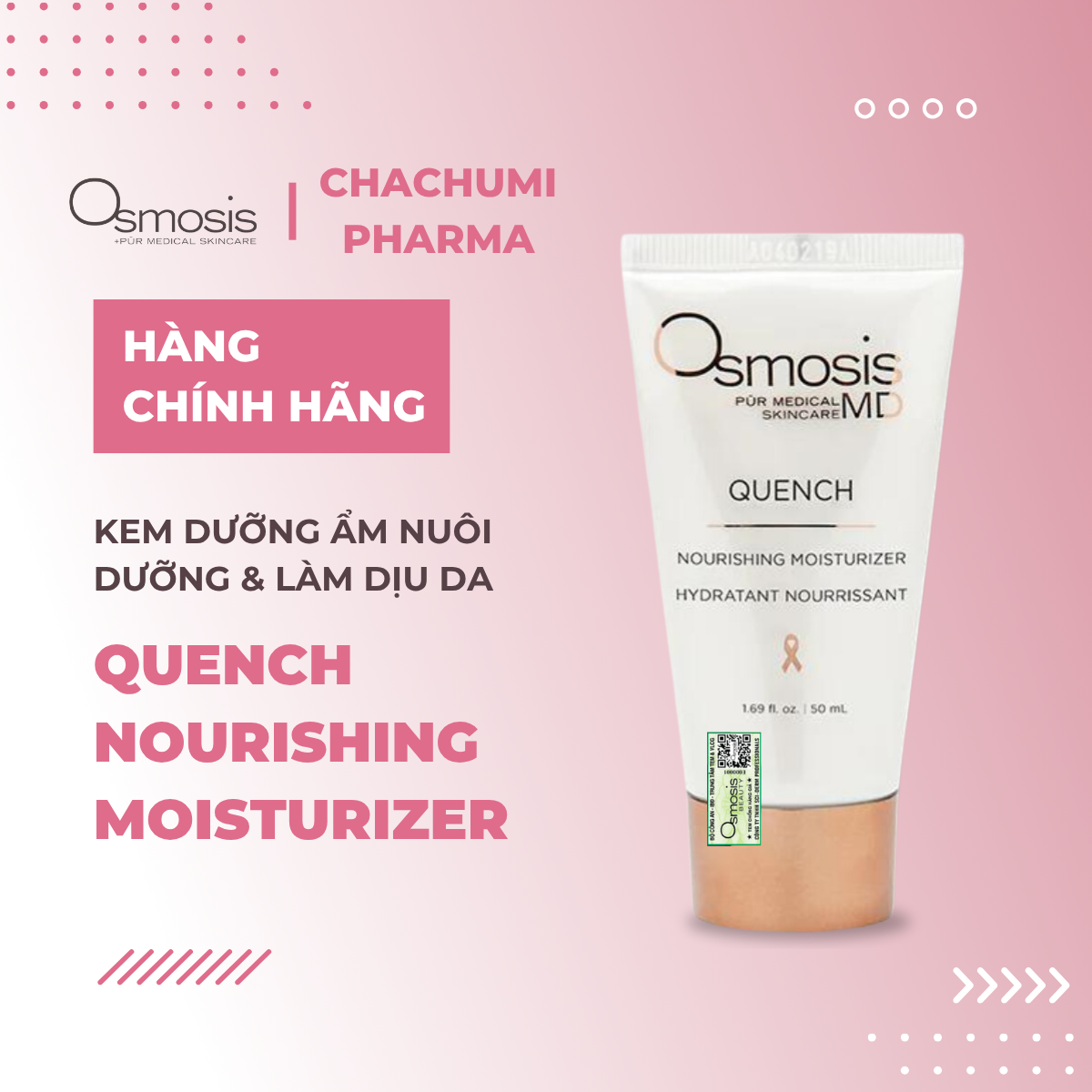 Osmosis Quench Nourishing - Hydrate Plumping - Enrich Restorative Kem Dưỡng Cấp Ẩm & Trẻ Hóa Da