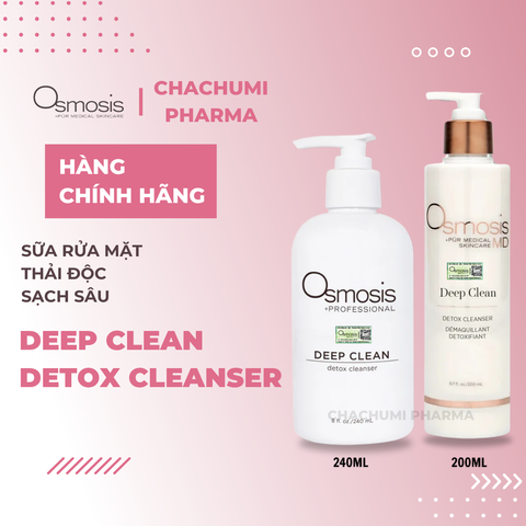 Sữa Rửa Mặt Osmosis Cleanse Gentle - Deep Clean Detox - Purify Enzyme Cleanser