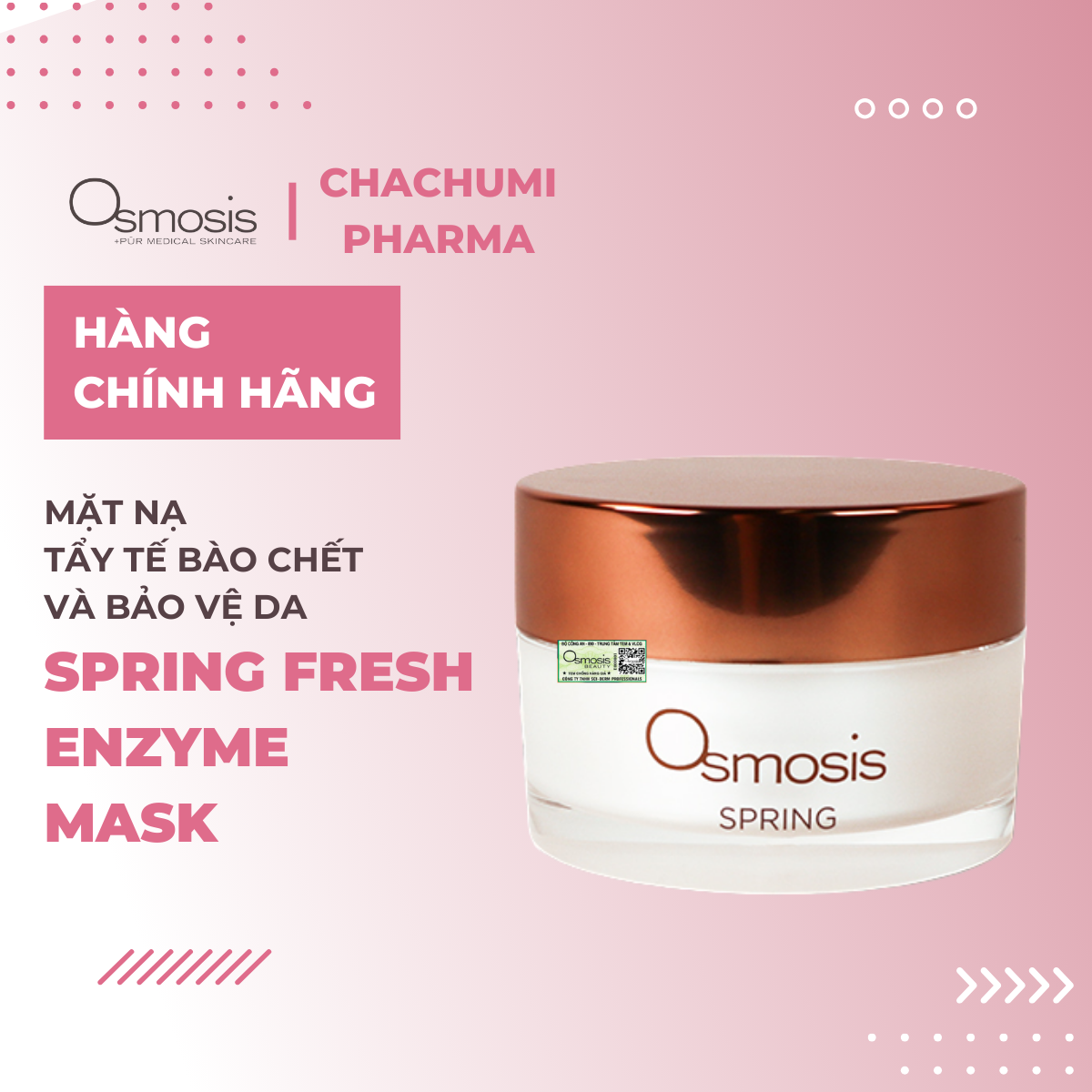 Osmosis Collection Mask -  Mặt Nạ Tẩy Tế Bào Chết Enzyme & Bảo Vệ Da 30ml