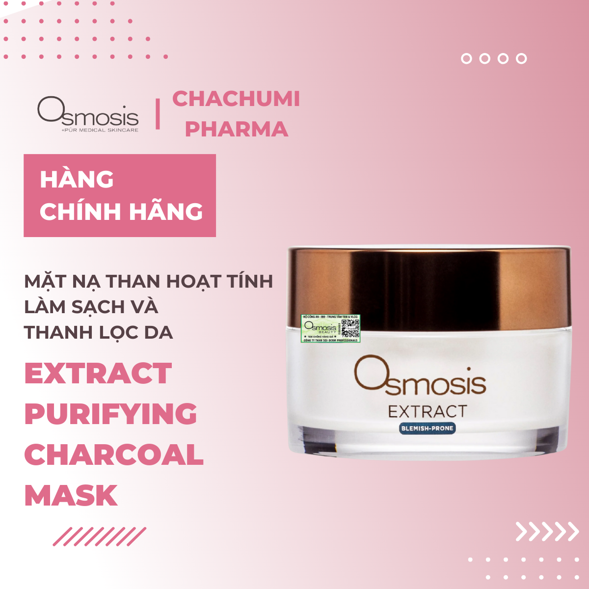 Osmosis Collection Mask -  Mặt Nạ Tẩy Tế Bào Chết Enzyme & Bảo Vệ Da 30ml