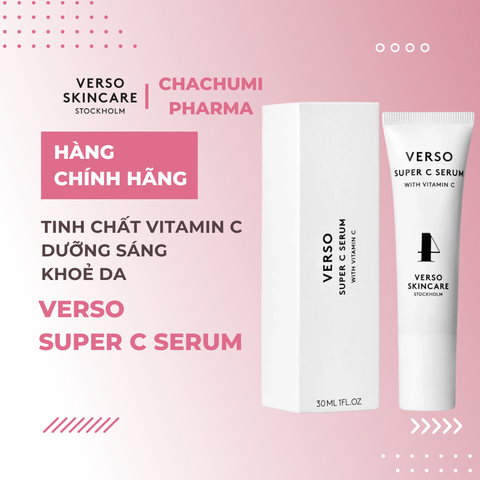 Verso Super C Serum – Tinh Chất Vitamin C Dưỡng Sáng Khoẻ Da
