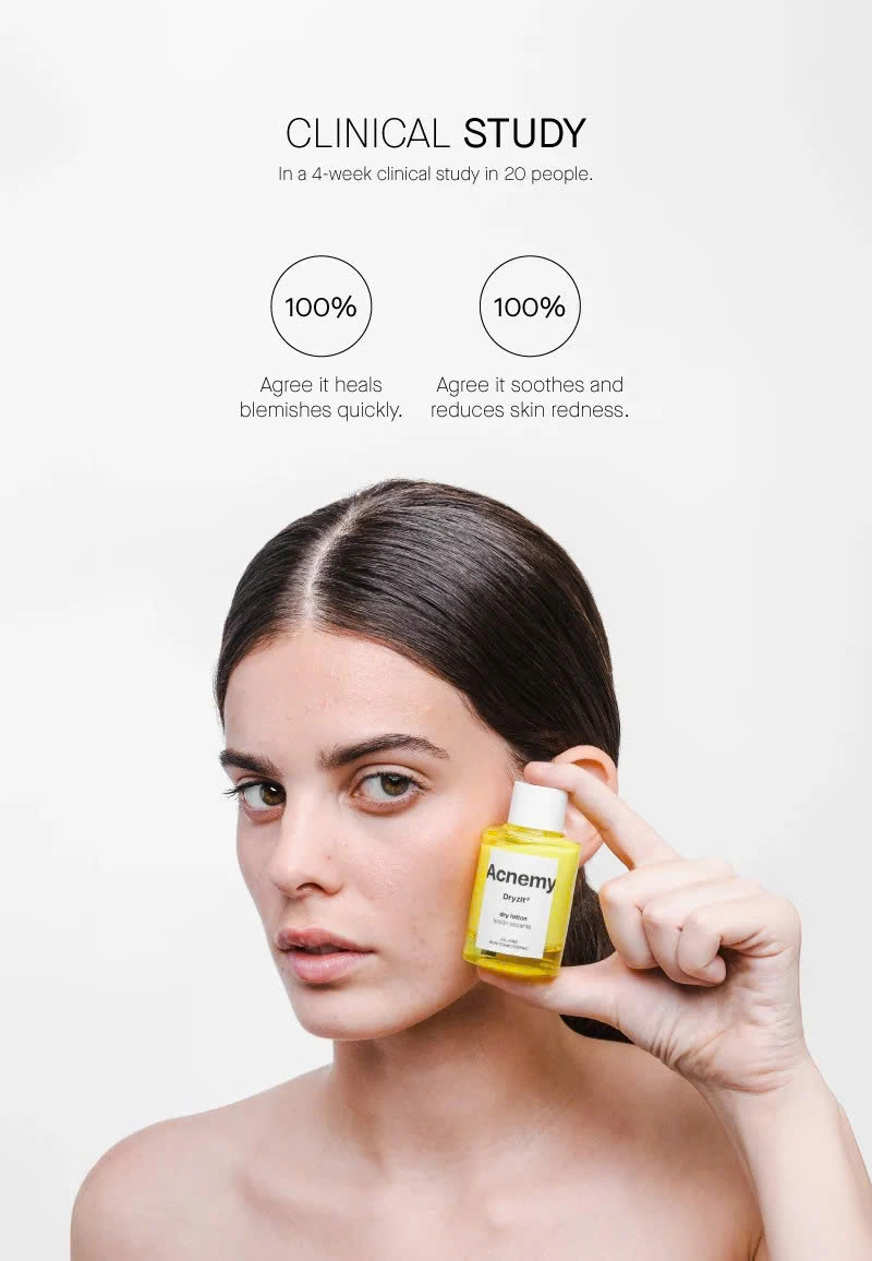 Acnemy Dryzit Spot Drying Lotion Lotion Chấm Mụn Giúp Làm Dịu Da Mụn Và Tiêu Nhân Nhanh Chóng 30ml