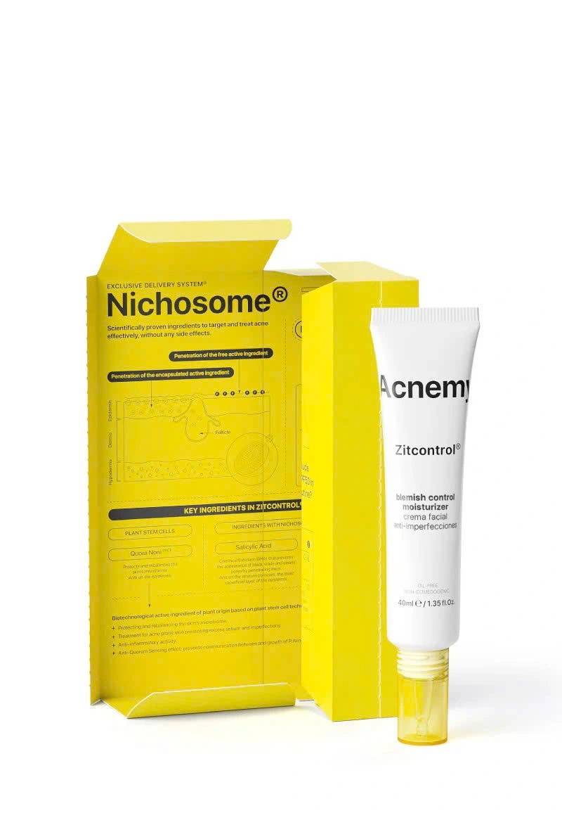 Acnemy Zitcontrol Blemish Control Moisturizer Kem Dưỡng Kiểm Soát Dầu Nhờn Và Hỗ Trợ Làm Giảm Mụn 40ml