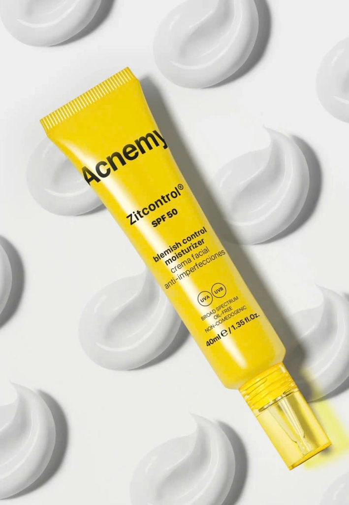 Acnemy Zitcontrol SPF50 Kem Dưỡng Bảo Vệ Da Khỏi Tia UV Dành Cho Da Mụn 40ml