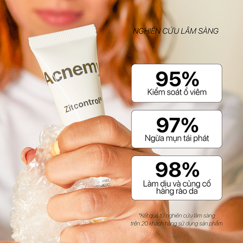 Acnemy Zitcontrol Blemish Control Moisturizer Kem Dưỡng Kiểm Soát Dầu Nhờn Và Hỗ Trợ Làm Giảm Mụn 40ml