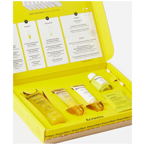 Acnemy Zitminis Acnemy Essentials Discovery Kit Bộ Sản Phẩm Hỗ Trợ Làm Giảm Mụn Tiện Lợi 4 Món