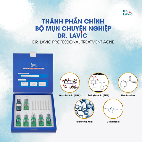  Bộ mụn chuyên nghiệp Professional Treatment Acne - DR.LAVIC DR905 