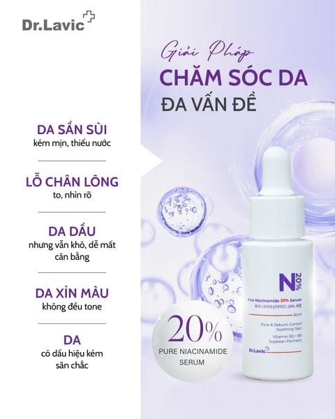  Serum Làm Sáng Dưỡng Trắng Phục Hồi Da PURE NIACINAMIDE 20% SERUM 30ml DR982 