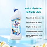  Nước tẩy rửa toilet Magic Live tẩy bồn cầu & nhà tắm diệt khuẩn 950ml MGBC111 