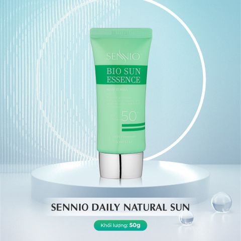  Tinh chất chống nắng, chống ánh sáng xanh, kiềm dầu 24h Sennio Bio Sun Essence 50ml kem chống nắng bảo vệ da ngừa thâm  SNO 825 