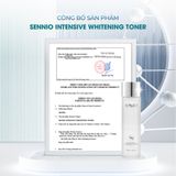  Nước hoa hồng dưỡng trắng và ức chế sắc tố, Cân Bằng pH - Sennio Intensive Whitening Toner - SNO 831 