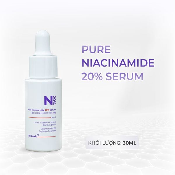  Serum Làm Sáng Dưỡng Trắng Phục Hồi Da PURE NIACINAMIDE 20% SERUM 30ml DR982 