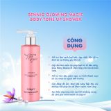  Tinh chất ủ trắng da toàn thân Sennio Glowing Magic Shower SNO501/200ml 