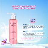  Tinh chất ủ trắng da toàn thân Sennio Glowing Magic Shower SNO501/200ml 