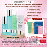  Bộ 6 sản phẩm tái sinh phục hồi da căng bóng sennio khôi phục cấu trúc da - giảm nhăn - tăng sinh collagen Sennio - SNO 663-60 