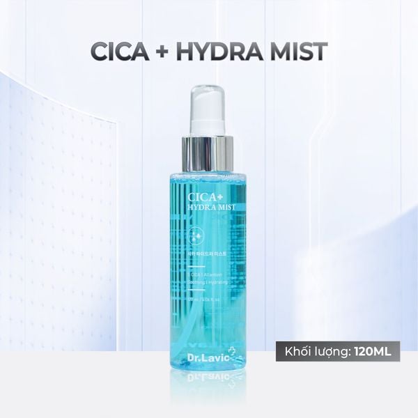  Xịt Khoáng Mặt Dưỡng Ẩm Làm Dịu Da CICA+ HRDRA MIST 120ml - DR980 