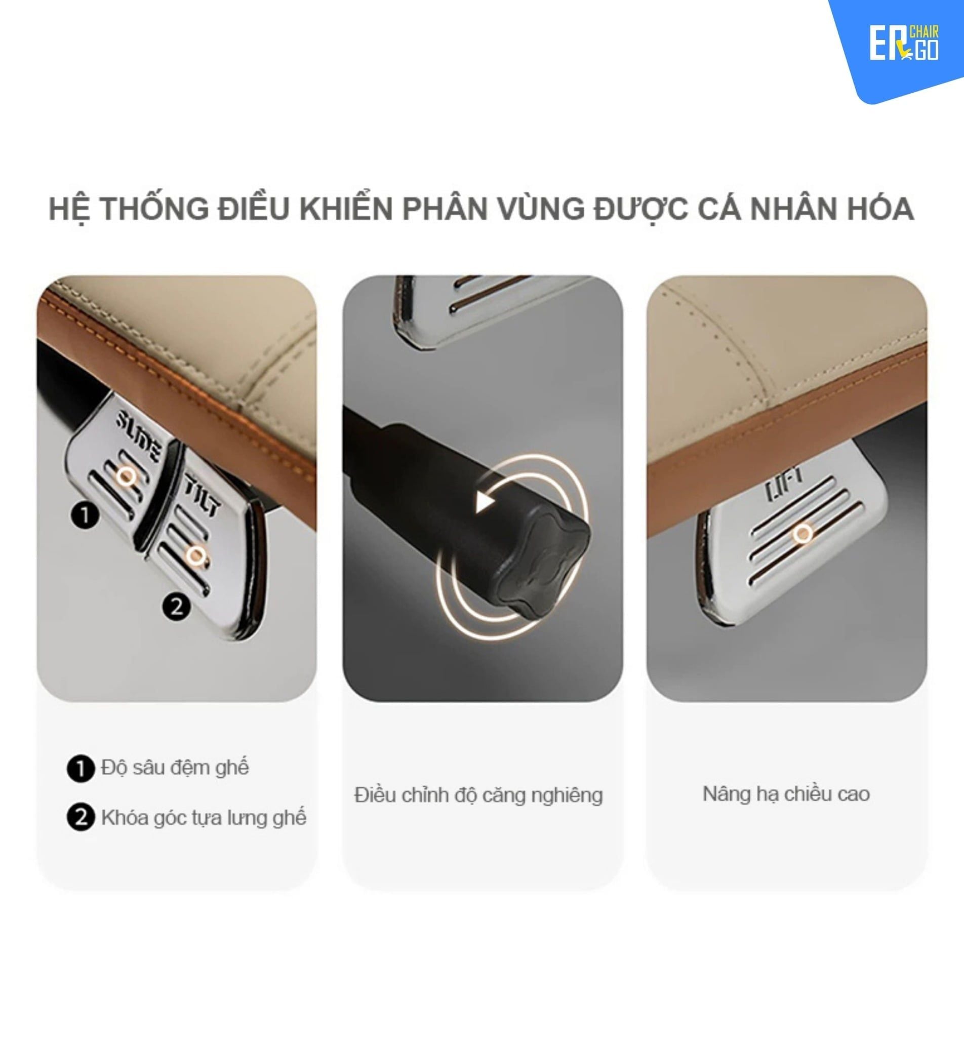  Ghế Công Thái Học Giám Đốc B-Chair BC-007F bọc da bò Nappa 