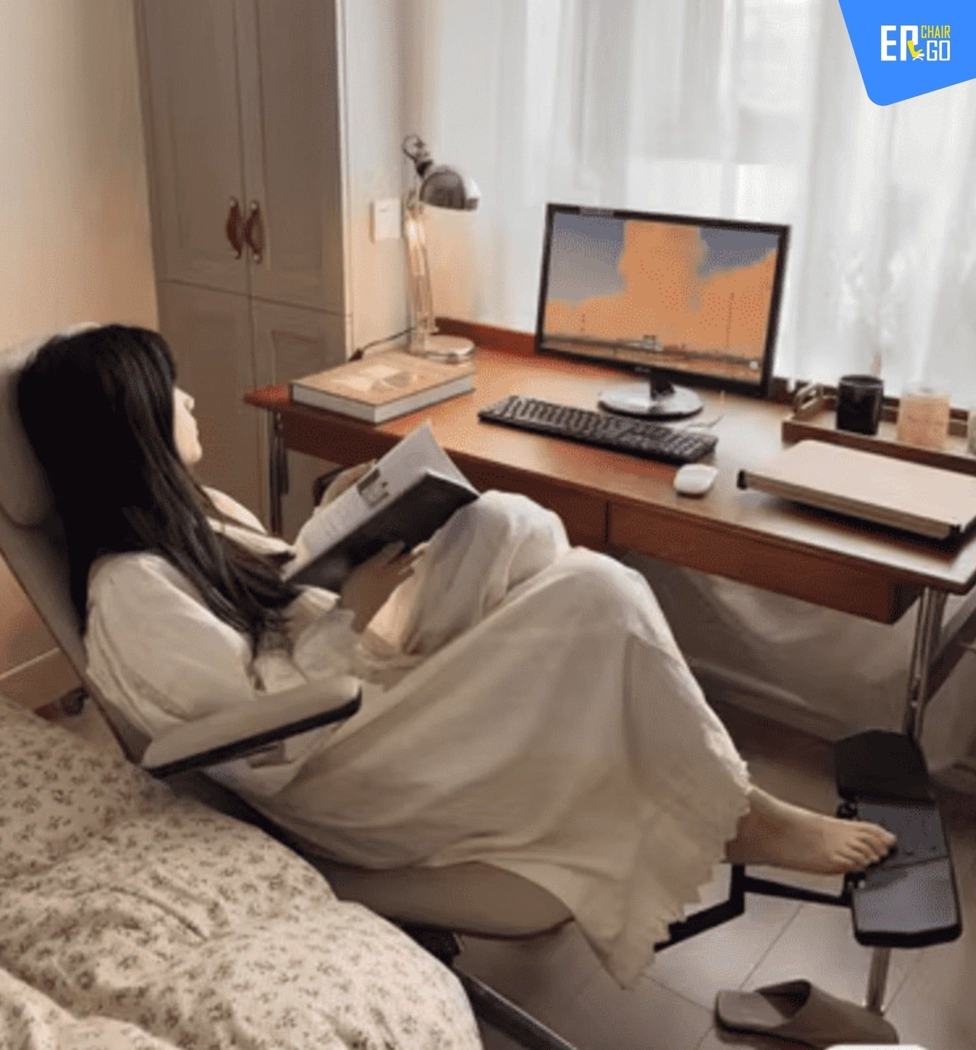  Ghế Công Thái Học Giám Đốc B-Chair BC-007F bọc da bò Nappa 