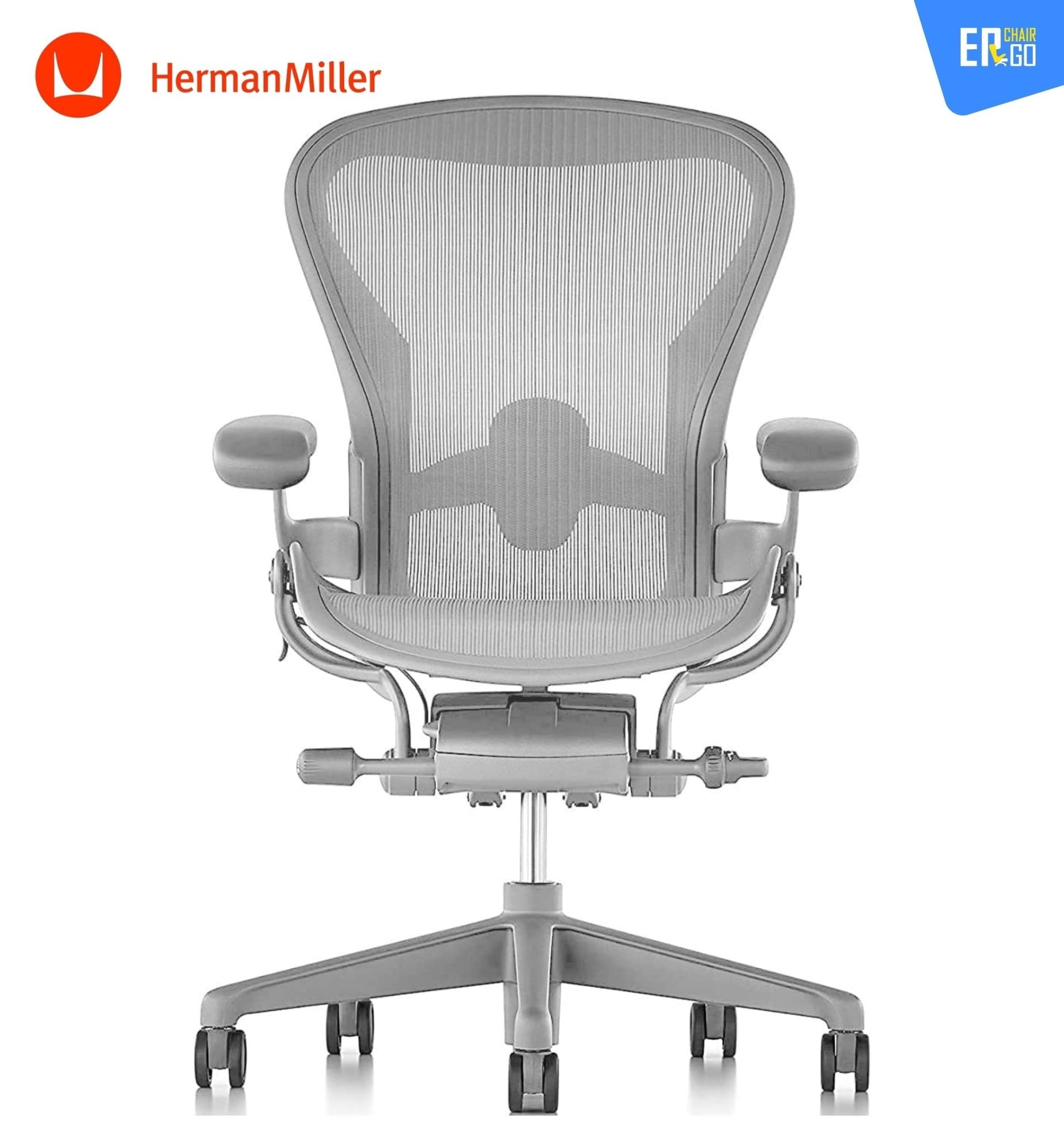 Ghế công thái học Herman Miller Aeron phiên bản Remastered (thương hiệu Mỹ) 