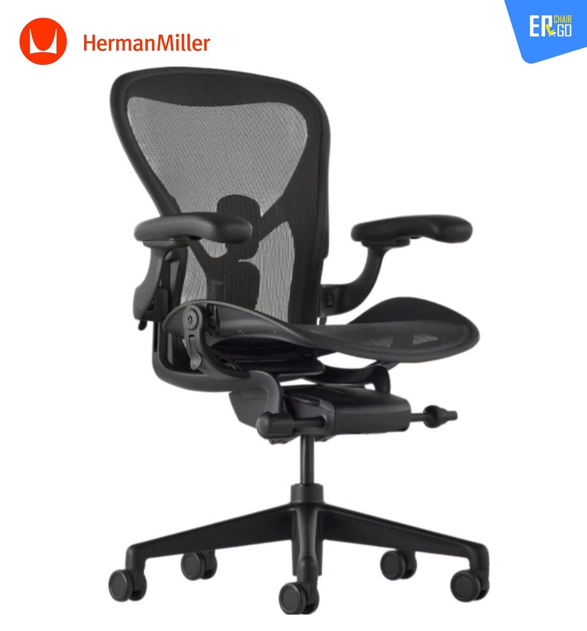  Ghế công thái học Herman Miller Aeron phiên bản Remastered (thương hiệu Mỹ) 
