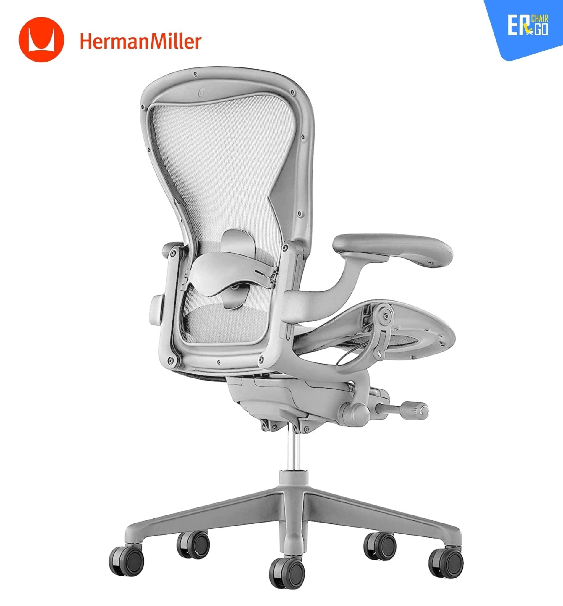  Ghế công thái học Herman Miller Aeron phiên bản Remastered (thương hiệu Mỹ) 