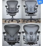  Ghế công thái học Herman Miller Aeron phiên bản Remastered (thương hiệu Mỹ) 