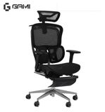  Ghế Công Thái Học Gami Crom bản Lưng Carbon (tùy chọn gắn thêm gác chân) 