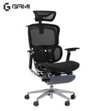  Ghế Công Thái Học Gami Crom bản Pro (tùy chọn gắn thêm gác chân) 