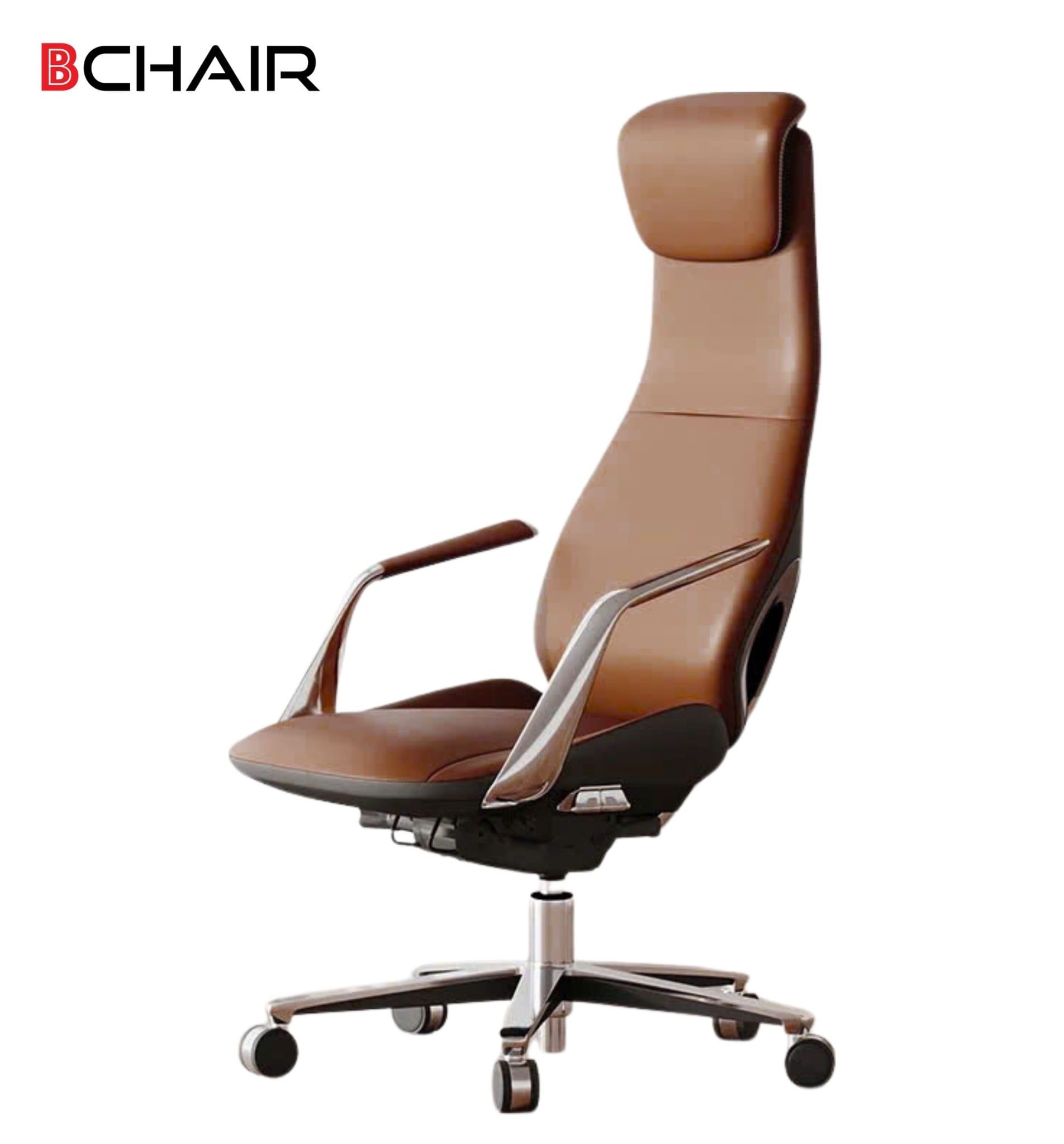  Ghế Công Thái Học Giám đốc BChair BP-101J bọc da bò Nappa cao cấp 