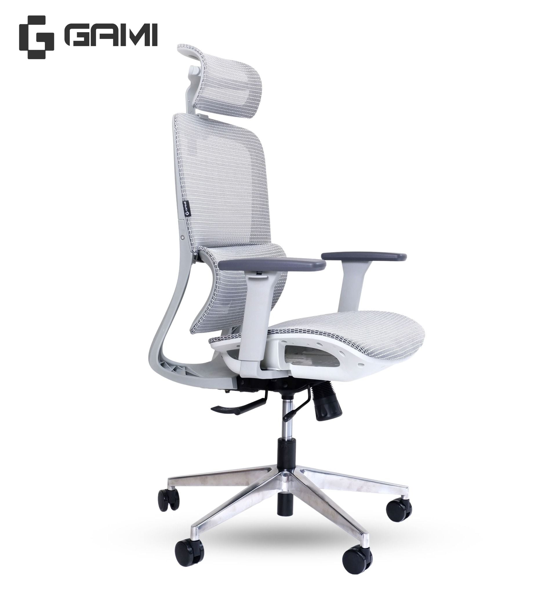  Ghế Công Thái Học Gami Lum2 bản 3D và 2D (có thể gắn thêm gác chân) 