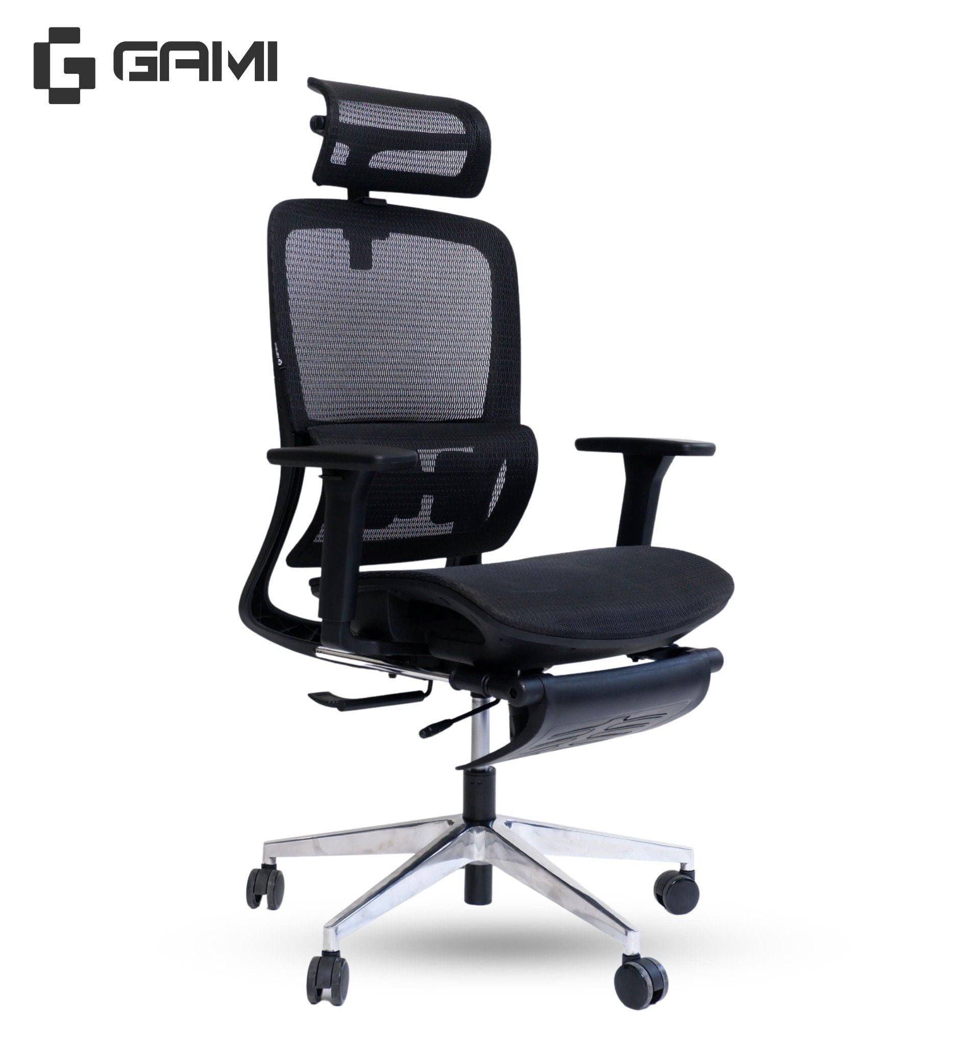  Ghế Công Thái Học Gami Lum2 bản 3D và 2D (có thể gắn thêm gác chân) 