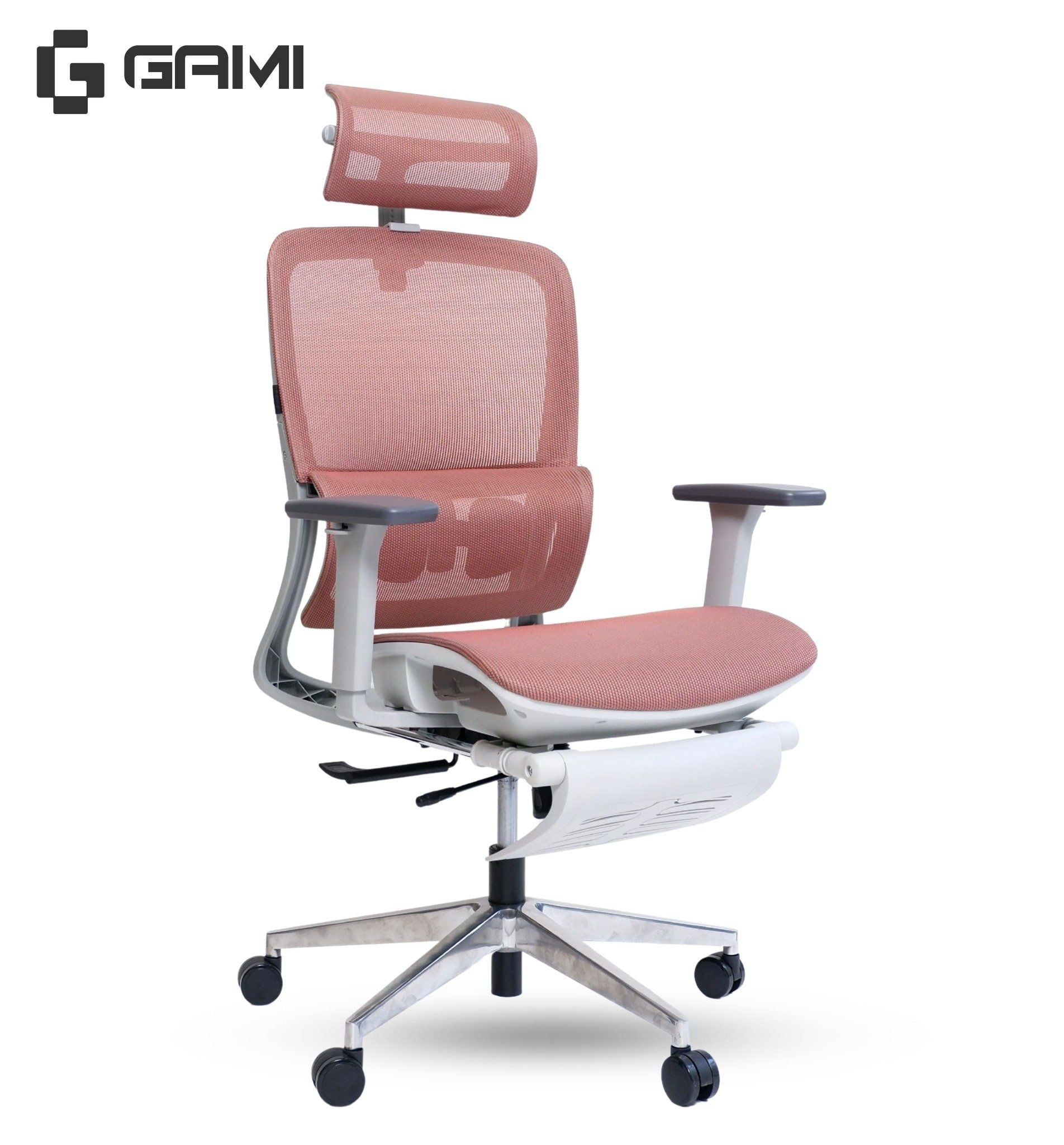  Ghế Công Thái Học Gami Lum2 bản 3D và 2D (có thể gắn thêm gác chân) 