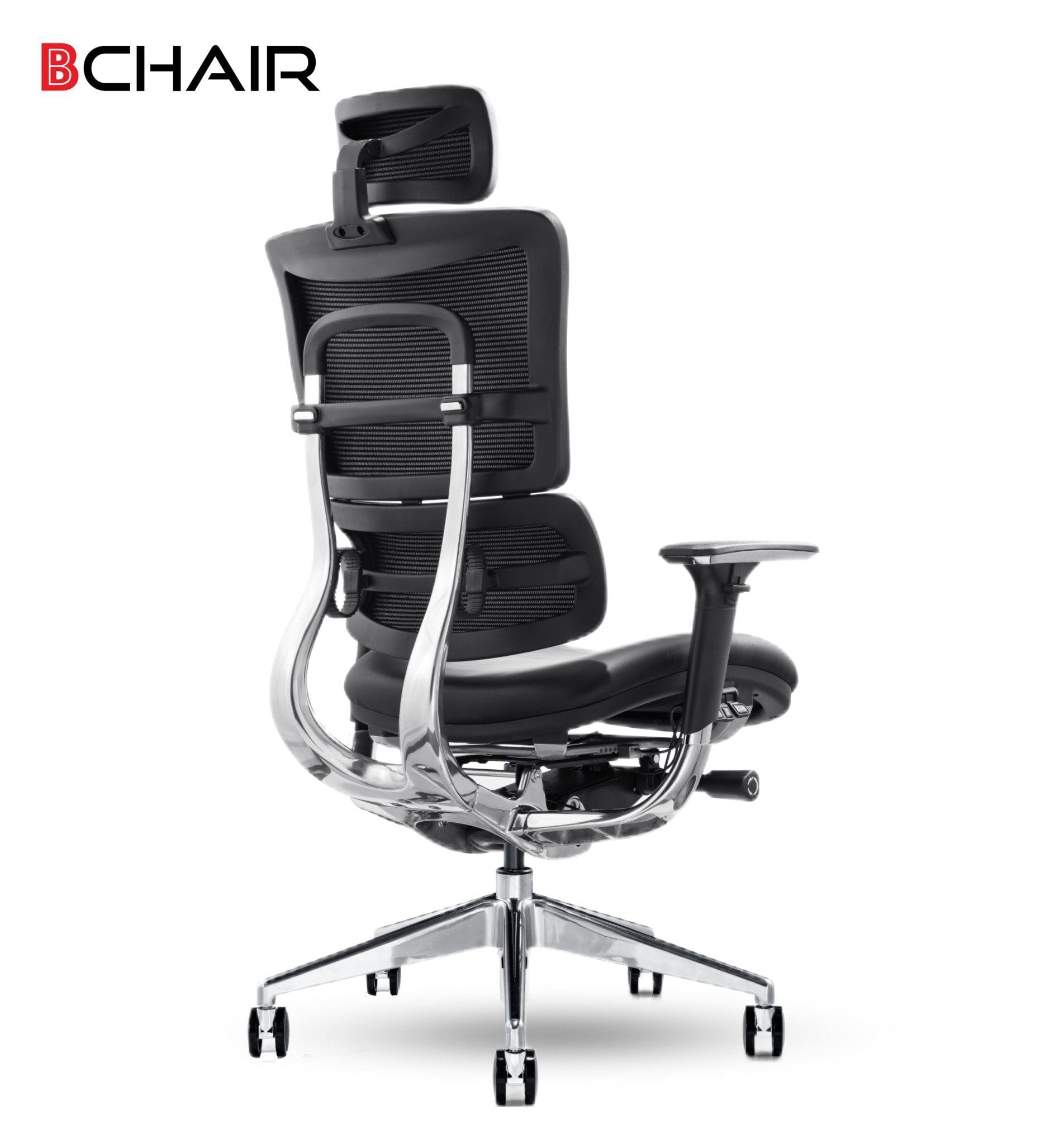  Ghế Công Thái Học BChair B-801D phiên bản bọc da bò Nappa cao cấp 