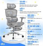  Ghế Công Thái Học UpGen Opus (có thể gắn gác chân) 